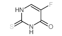 L-2-巯基-4-羟基-5-氟嘧啶结构式