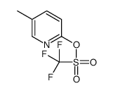 5-甲基吡啶-2-三氟甲磺酸酯结构式
