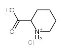 Piperidine-2-carboxylic acid hydrochloride structure