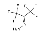 hexafluoroacetone hydrazone Structure