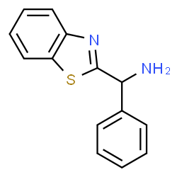 1,3-苯并噻唑-2-基(苯基)甲胺结构式