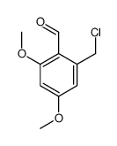 2-(chloromethyl)-4,6-dimethoxybenzaldehyde结构式