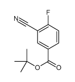 tert-Butyl 3-cyano-4-fluorobenzoate Structure