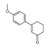 3-(4-methoxyphenyl)cyclohex-2-en-1-one结构式