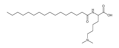 N6,N6-dimethyl-N2-palmitoyl-L-lysine Structure