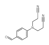 Propanenitrile,3,3'-[(4-formylphenyl)imino]bis- Structure