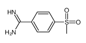 4-甲砜基苯脒结构式