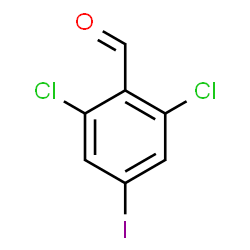 2,6-Dichloro-4-iodobenzaldehyde结构式