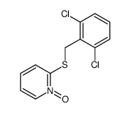 2-(2,6-dichlorophenylmethylthio)pyridine N-oxide结构式