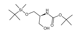 (S)-((1-((叔丁基二甲基甲硅烷基)氧基)-3-羟基丙-2-基)氨基甲酸叔丁酯图片
