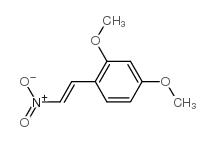 2,4-二甲氧基-β-硝基苯乙烯结构式