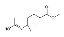 Methyl 5-acetamido-5-methylhexanoate结构式