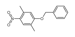 2,5-Dimethyl-4-nitro-phenyl-benzylether结构式