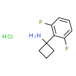 1-(2,6-二氟苯基)环丁-1-胺盐酸盐结构式