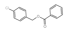 4-氯苄基苯甲酸酯结构式