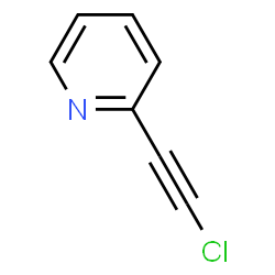 Pyridine, 2-(chloroethynyl)- (9CI)结构式