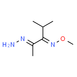 2,3-Pentanedione,4-methyl-,2-hydrazone,3-(O-methyloxime)结构式
