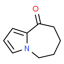 7,8-二氢-5H-吡咯并[1,2-A]氮杂环庚烷-9(6H)-酮结构式