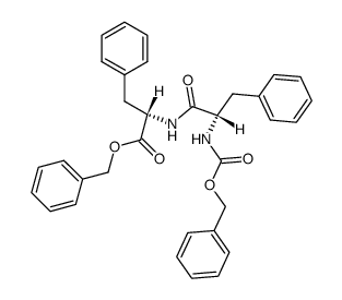 (S)-benzyl 2-((S)-2-(((benzyloxy)carbonyl)amino)-3-phenylpropanamido)-3-phenylpropanoate结构式
