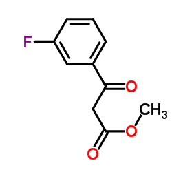 3’-氟苯甲酰基乙酸甲酯结构式