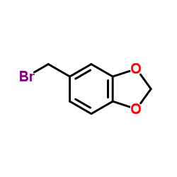 5-溴甲基-苯并[1,3]二氧代结构式