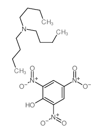 N,N-dibutylbutan-1-amine; 2,4,6-trinitrophenol结构式