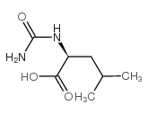 (2S)-2-(carbamoylamino)-4-methylpentanoic acid Structure
