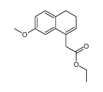 2-(7-methoxy-3,4-dihydro-naphthalen-1-yl)-acetic acid ethyl ester结构式