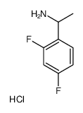 1-(2,4-Difluorophenyl)ethanamine hydrochloride Structure
