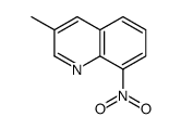 3-甲基-8-硝基喹啉结构式