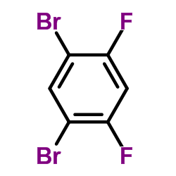 1,5-二溴-2,4-二氟苯结构式