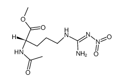 N-Acetylnitro-L-arginin-methylester结构式