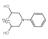 N,N-双(2-羟丙基)苯胺结构式