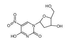 5-nitro-2'-deoxyuridine结构式