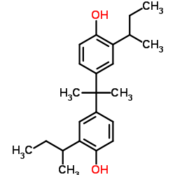 2,2-双(3-仲丁基-4-羟苯基)丙烷结构式