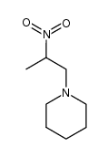 1-(2-nitro-propyl)-piperidine结构式