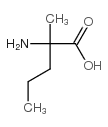 2-氨基-2-甲基戊酸结构式