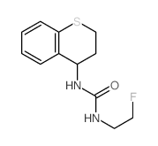 1-(2-fluoroethyl)-3-thiochroman-4-yl-urea结构式