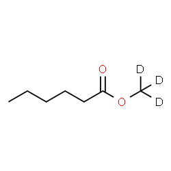 己酸甲酯-D3结构式
