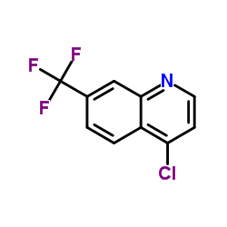 4-氯-7-(三氟甲基)喹啉结构式