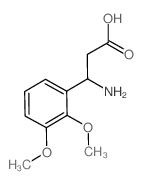 3-AMINO-3-(2,3-DIMETHOXY-PHENYL)-PROPIONIC ACID Structure