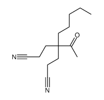 4-acetyl-4-pentylheptanedinitrile Structure