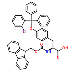 Fmoc-O-2-氯三苯甲基-L-酪氨酸图片