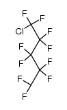 1-chloro-5H-decafluoro-pentane结构式