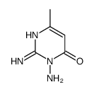 2,3-二氨基-6-甲基嘧啶-4(3H)-酮结构式