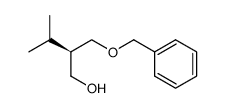 (S)-2-苄氧基甲基-3-甲基-1-丁醇结构式