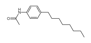 n-octyl-4 acetanilide结构式