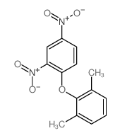 2-(2,4-dinitrophenoxy)-1,3-dimethyl-benzene Structure