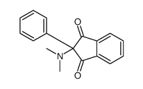 2-(dimethylamino)-2-phenylindene-1,3-dione Structure
