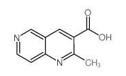 2-甲基-1,6-萘啶-3-羧酸(结构式